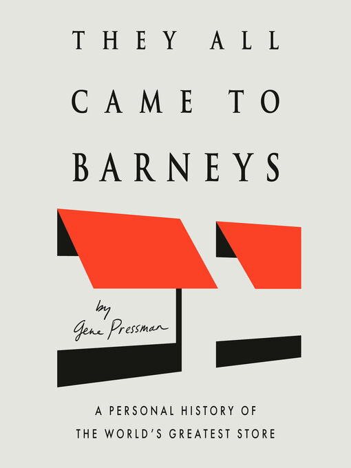 Cover image for They All Came to Barneys